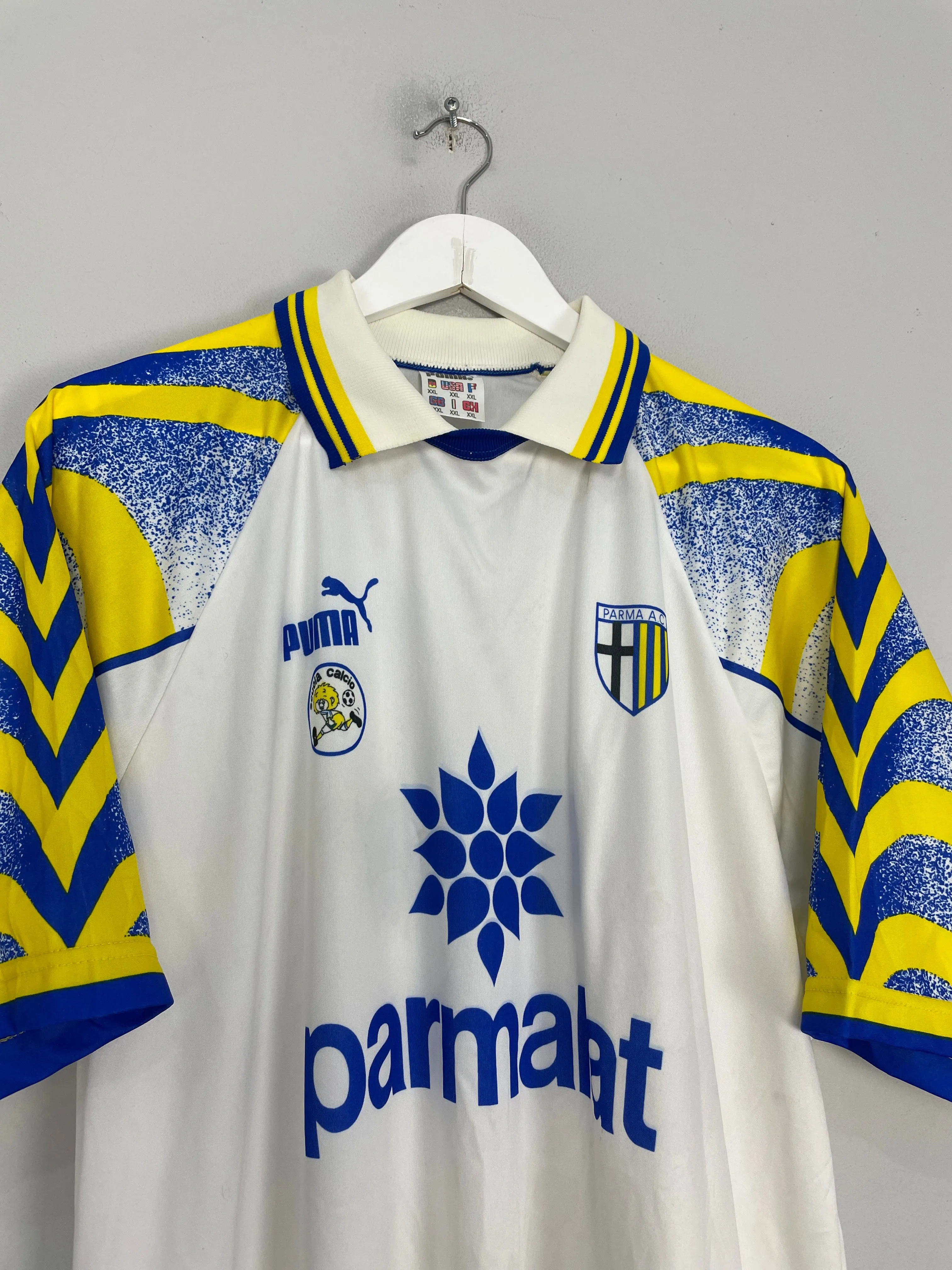 Puma 1995/97 Parma Home Football Shirt in XXL Size