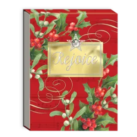 3 x 4 Note Pad  Glad Tidings Rejoice  44430