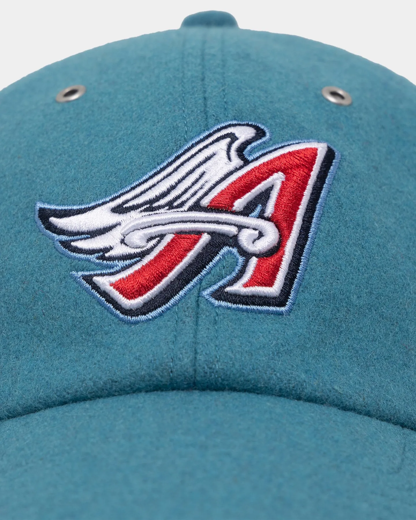47 Brand Los Angeles Angels Wooly '47 Clean Up Strapback Columbia
