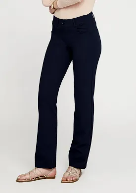 7-Pocket Dress Pant Yoga Pant | Straight (Navy)