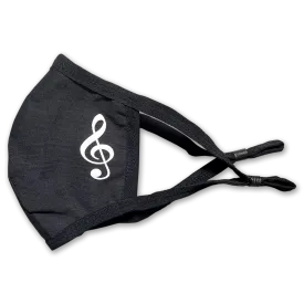 Adjustable Face Mask - Treble Clef