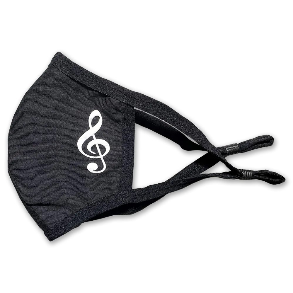 Adjustable Face Mask - Treble Clef