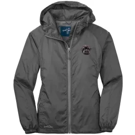 Affenpinscher Embroidered Ladies Eddie Bauer Packable Wind Jacket