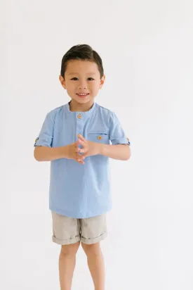 Alex Tee in Baby Blue