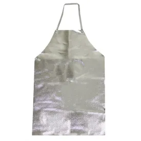Aluminized Bib Apron - 19 oz. OPF/Para-Aramid Blend, 36 in. Long