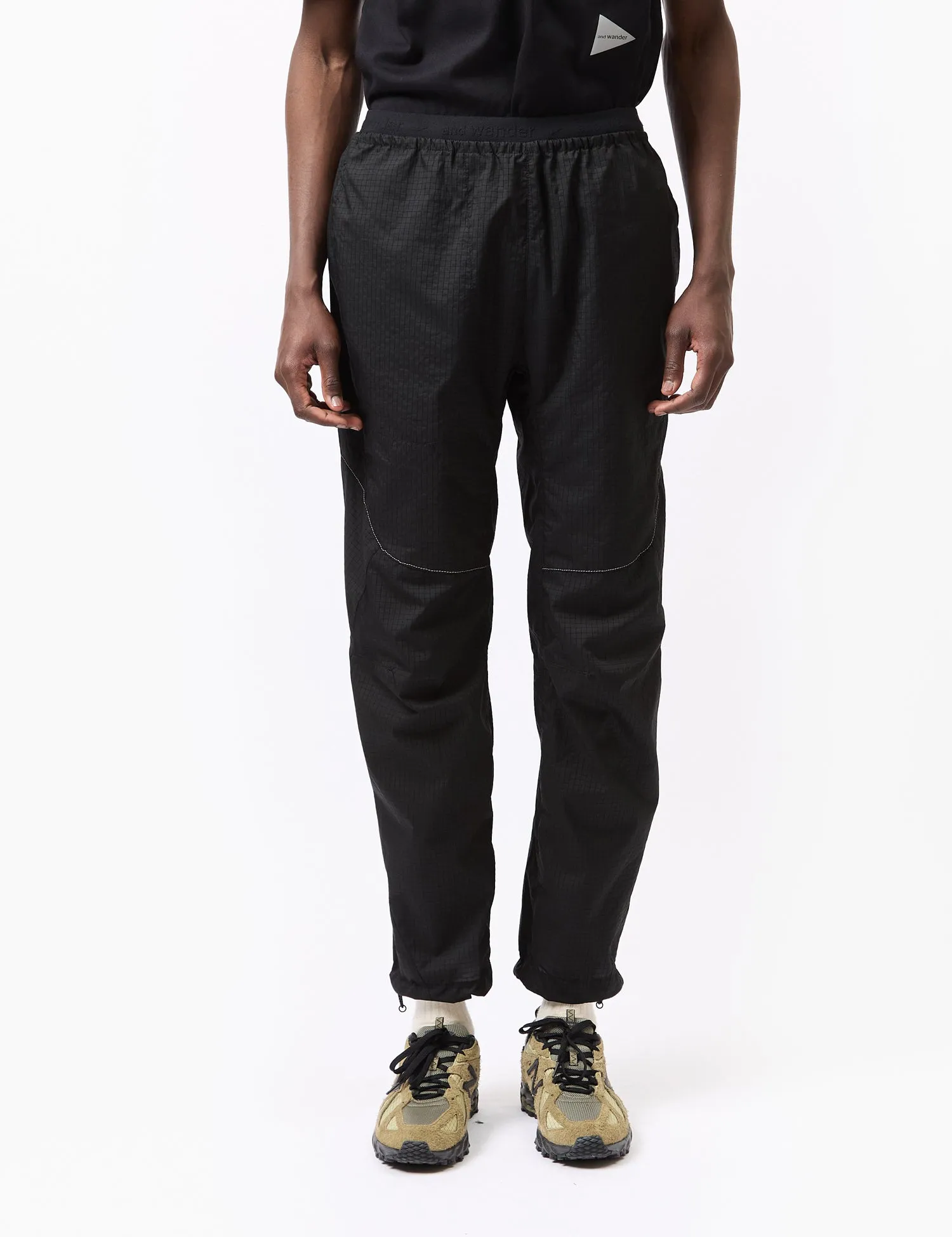 and Wander Breath Rip Light Pants - Black
