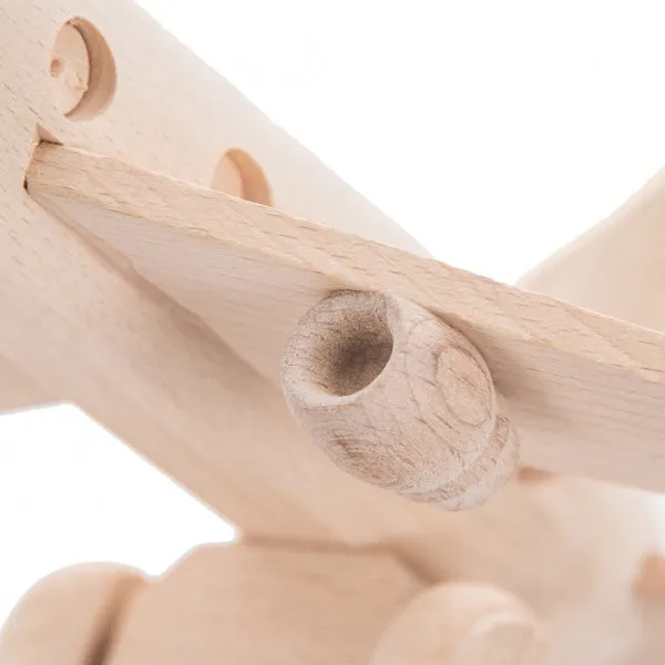 Bartu Wooden Passenger Plane - Natural