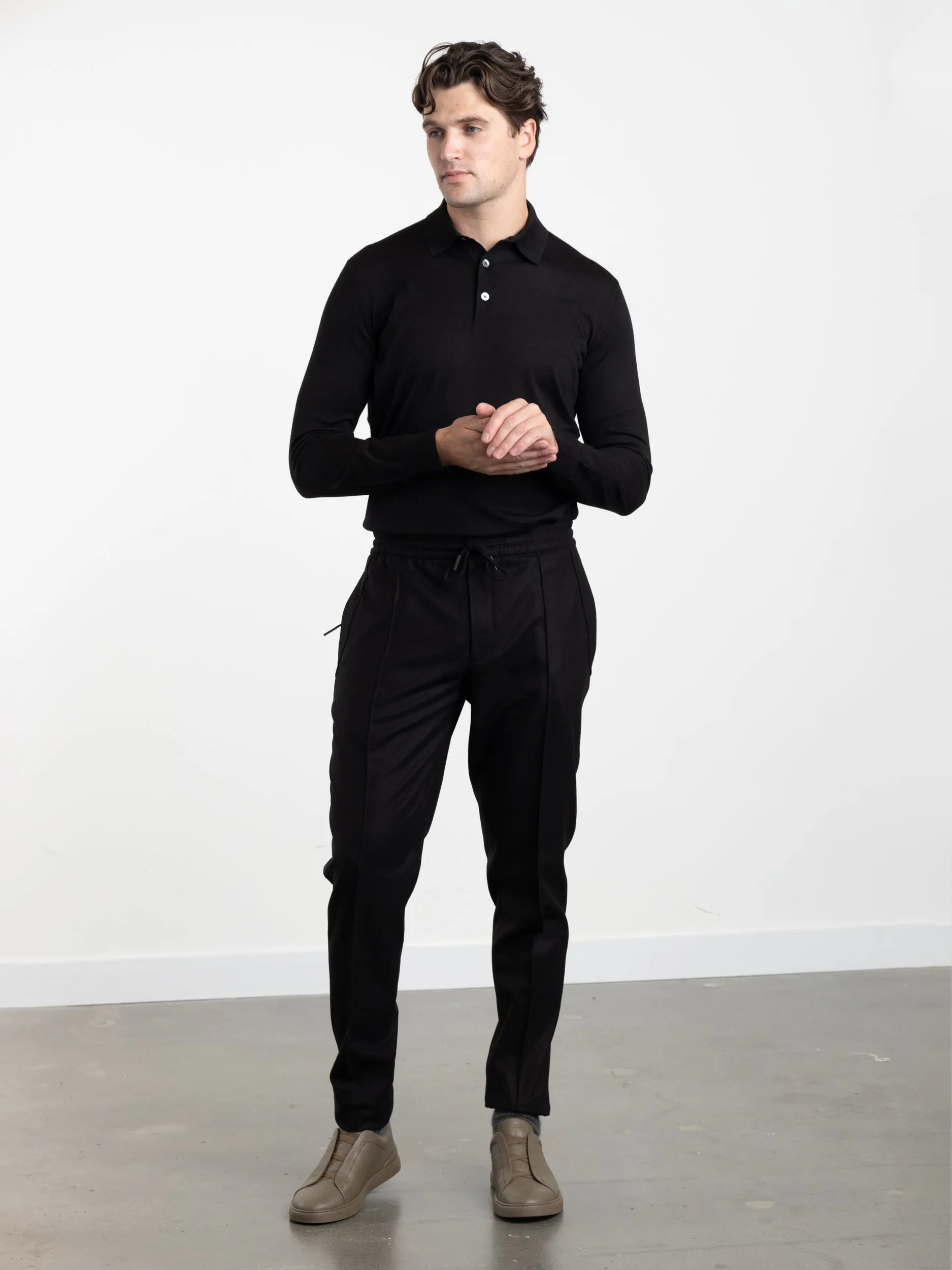 Black 15milmil15 Wool Joggers