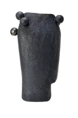 Black Ceramic Scupltural Vase | Liang & Eimil Latete I