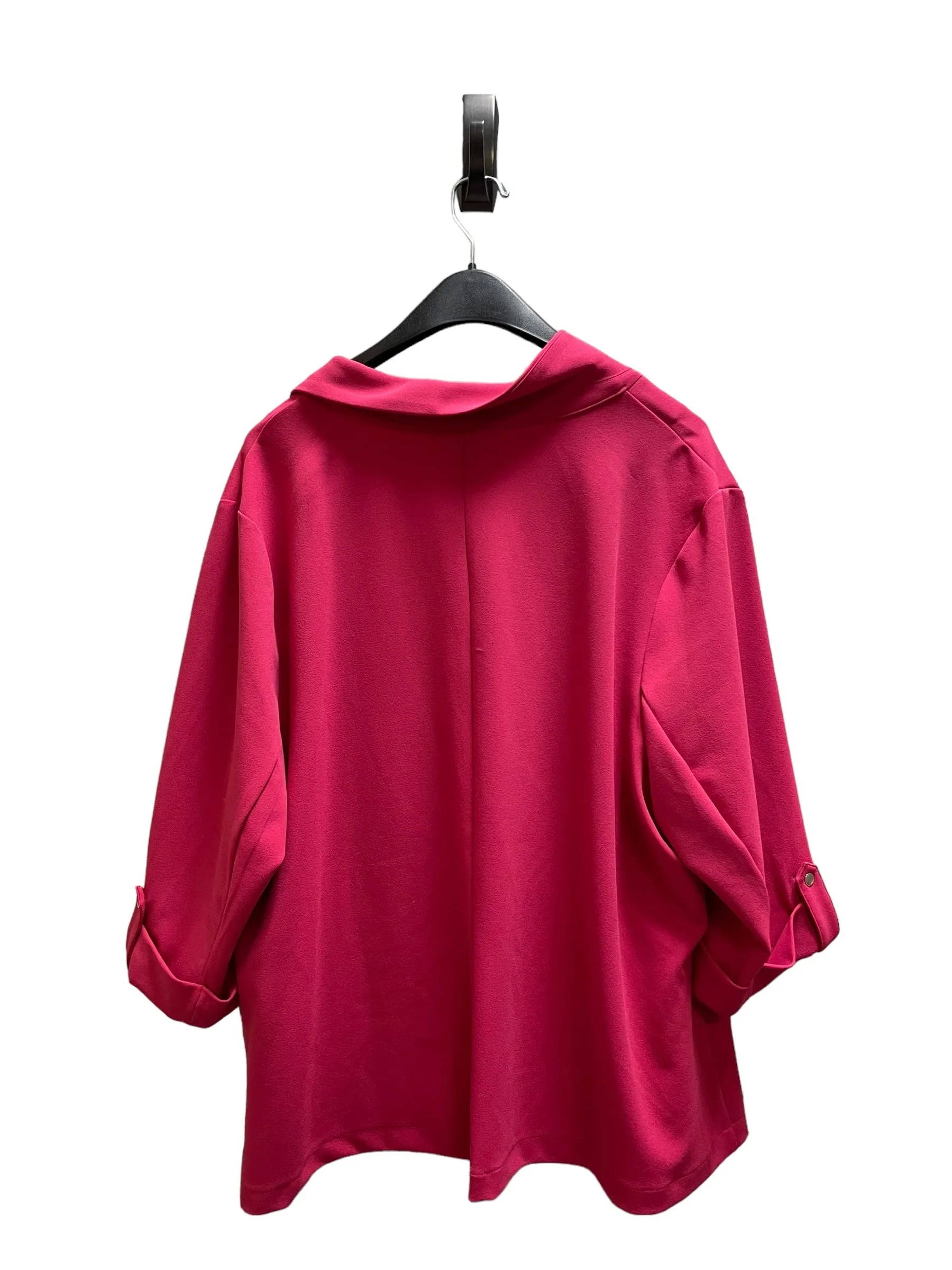 Blazer By 89th And Madison In Pink, Size: 2x