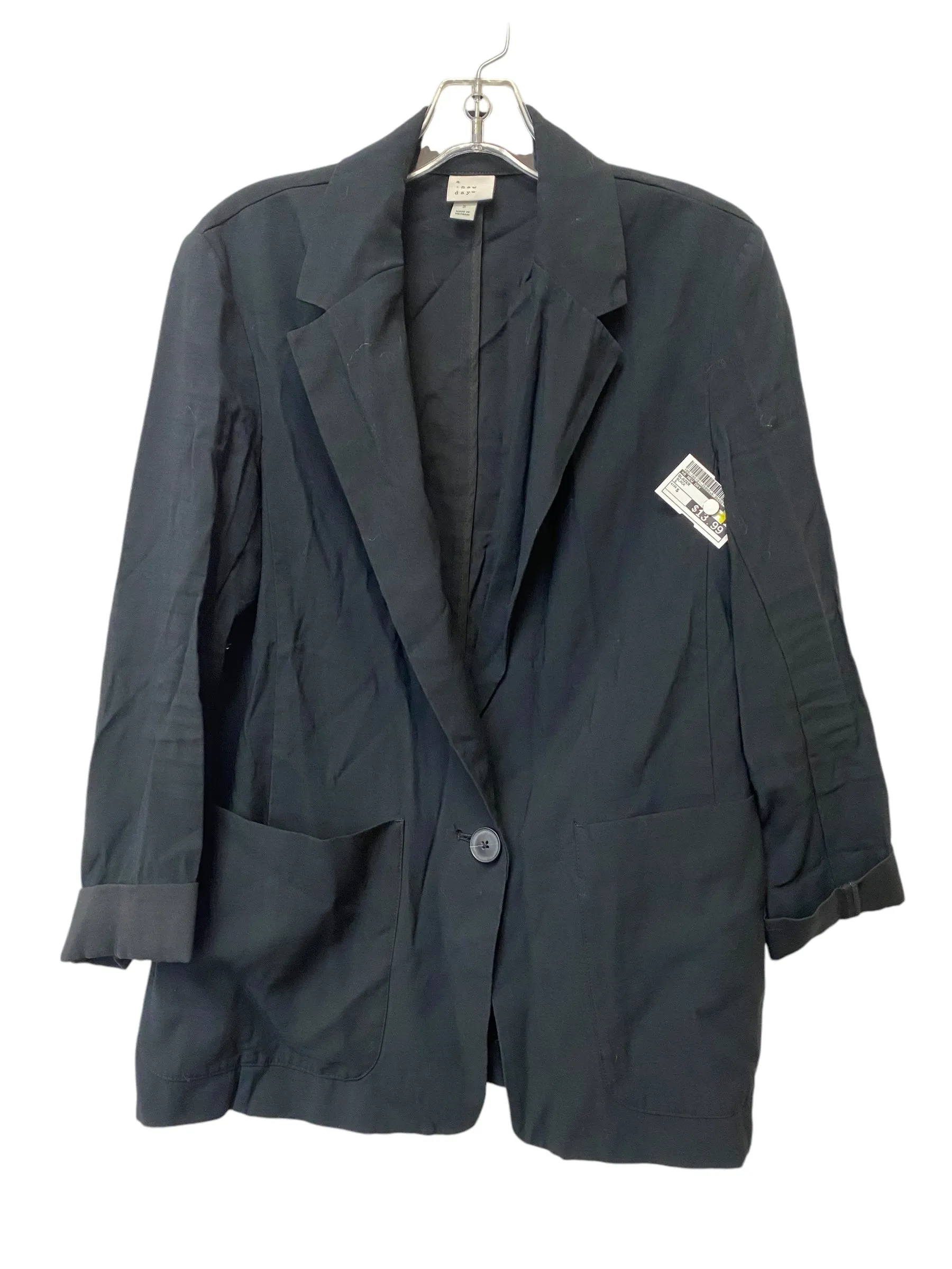 Blazer By A New Day In Black, Size: S