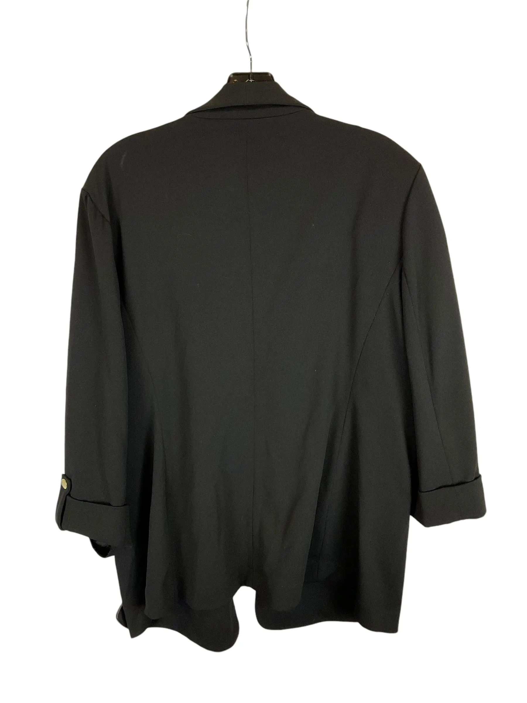 Blazer By Anne Klein In Black, Size: Xl