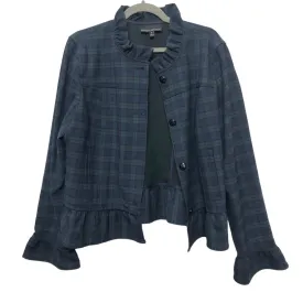 Blazer By Banana Republic In Blue & Green, Size: 16