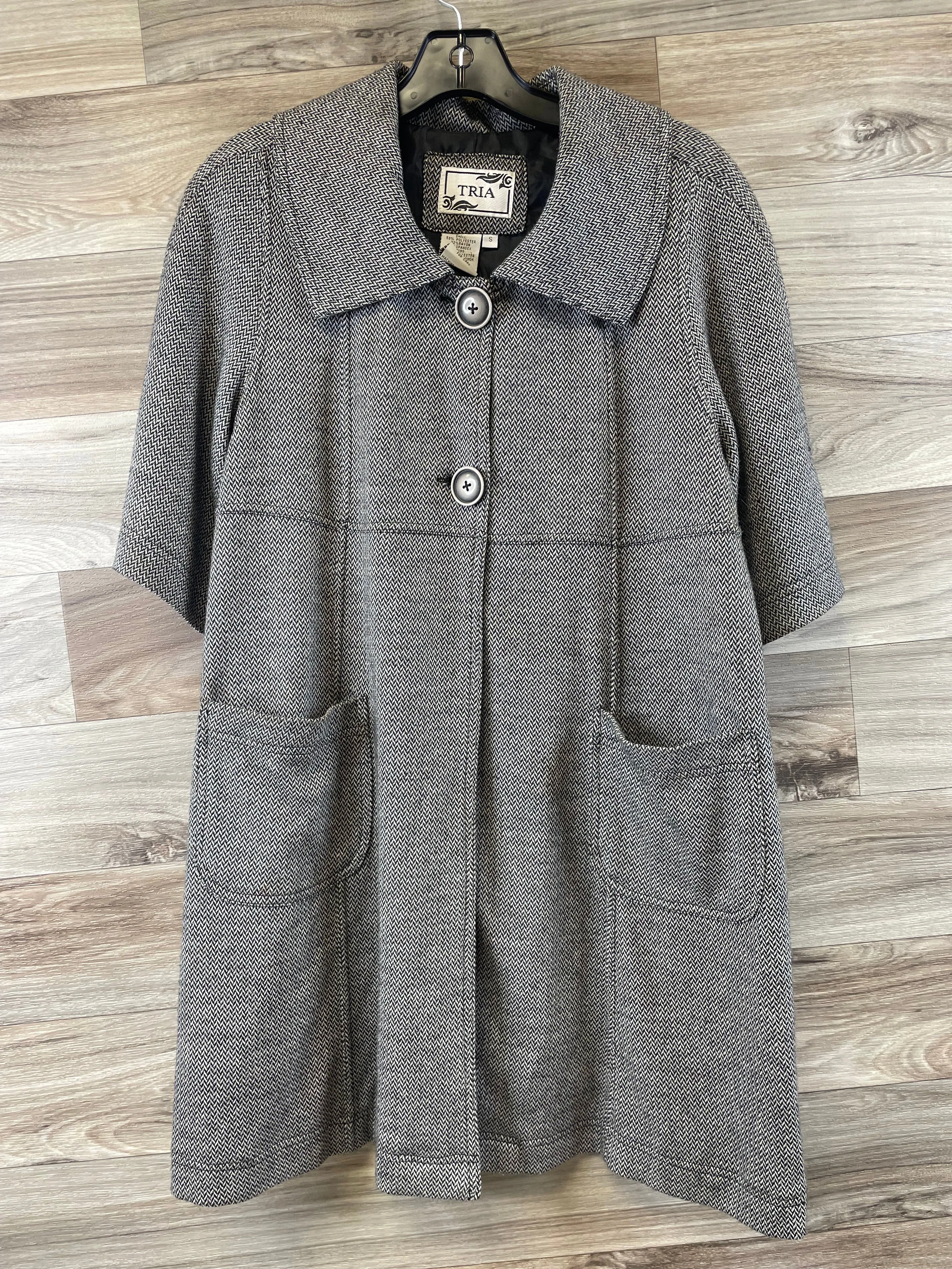 Blazer By Clothes Mentor In Grey, Size: S