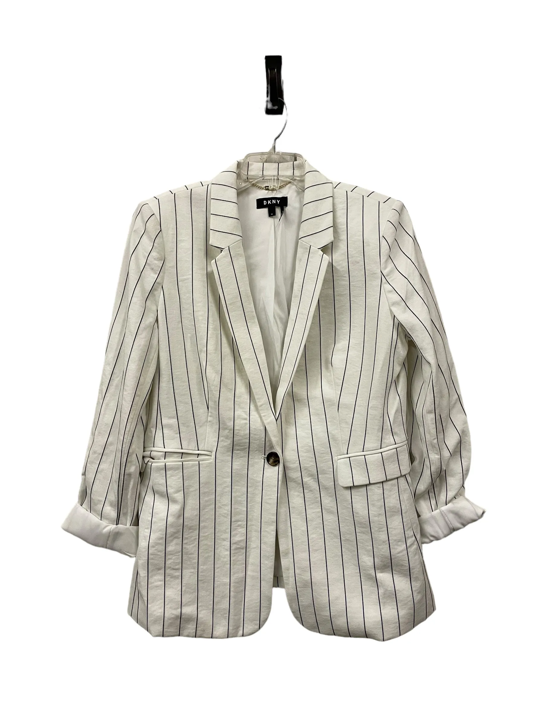 Blazer By Dkny In White, Size: 14