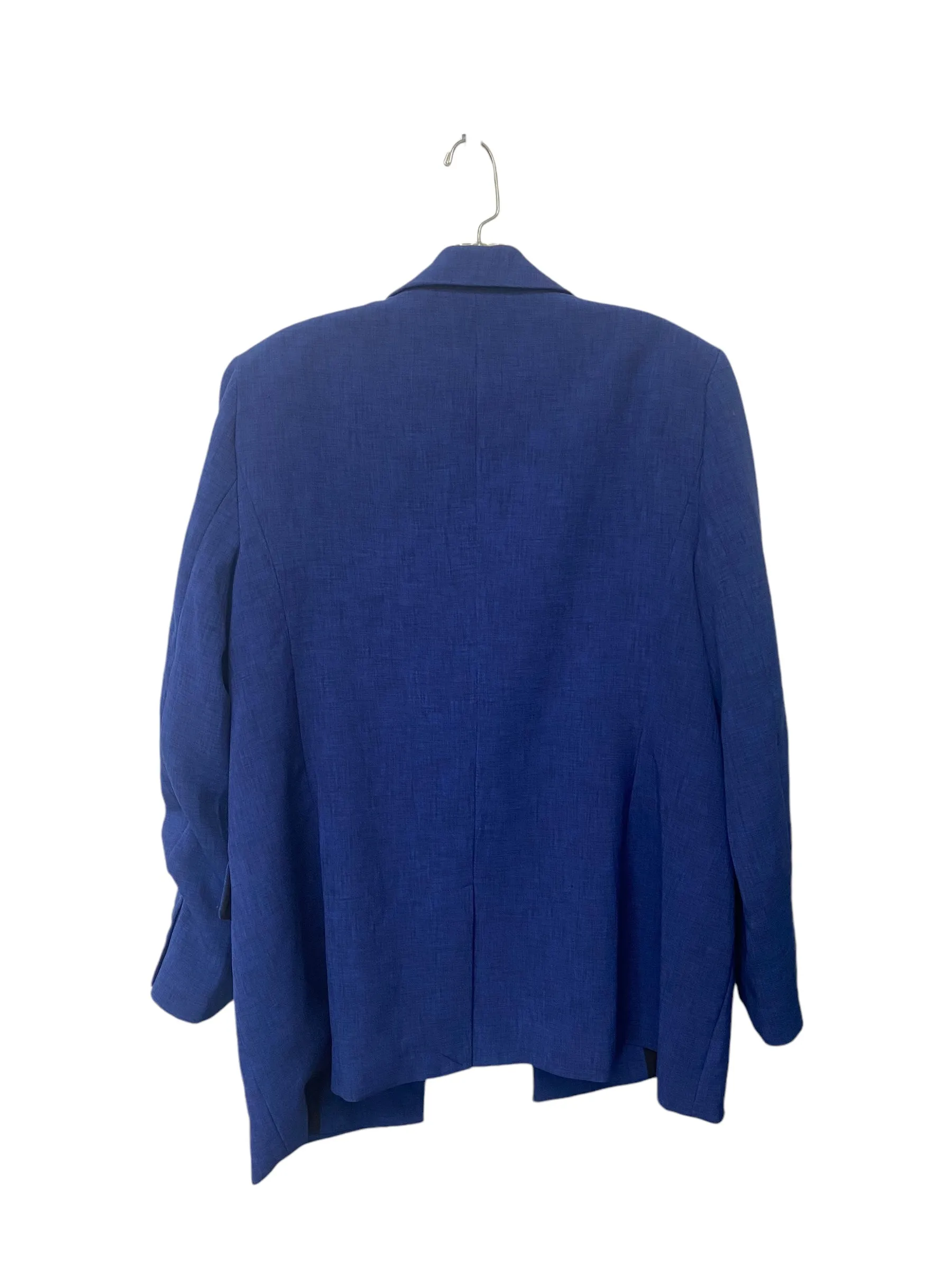 Blazer By Tahari By Arthur Levine In Blue, Size: 16