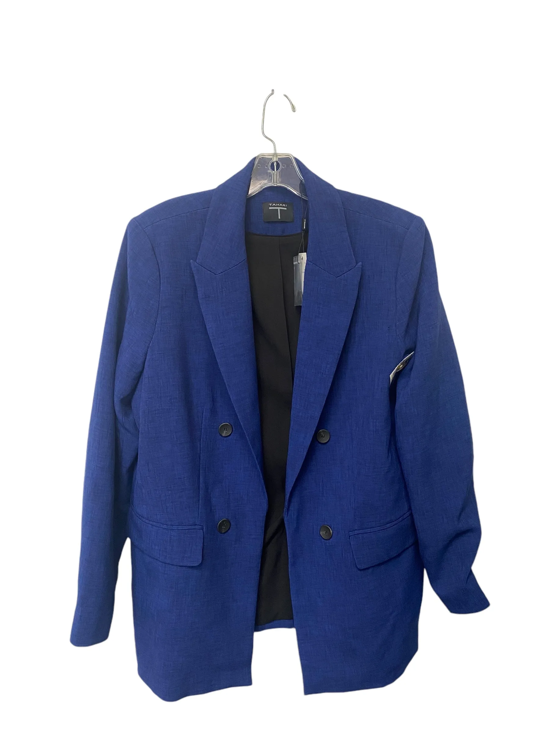 Blazer By Tahari By Arthur Levine In Blue, Size: 16