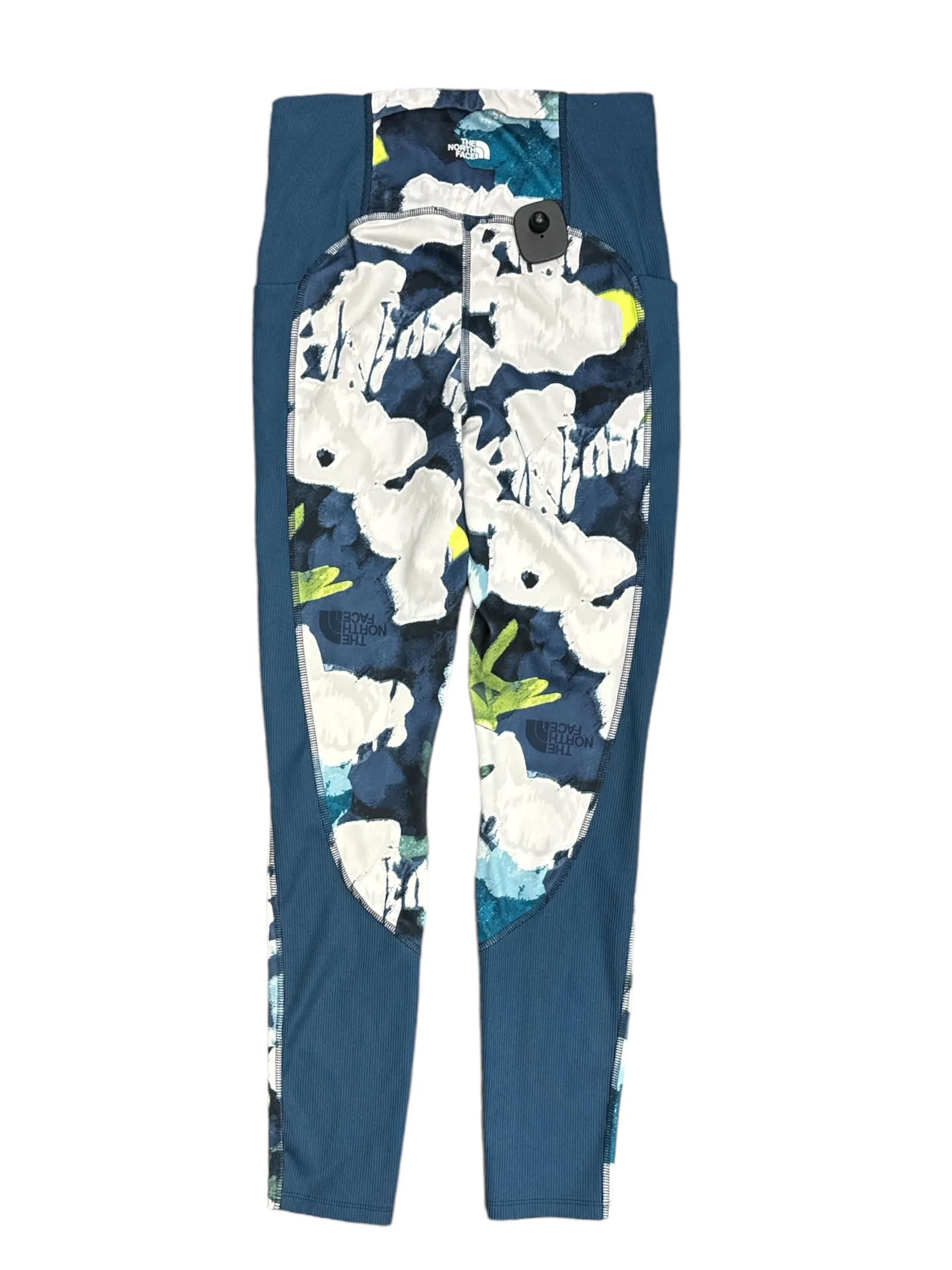 Blue & Green Athletic Leggings The North Face, Size S