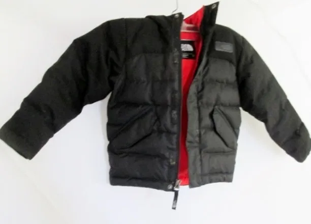 Boys Kids THE NORTH FACE 550 Series Down Jacket Coat Winter Puffer Ski BLACK XXS