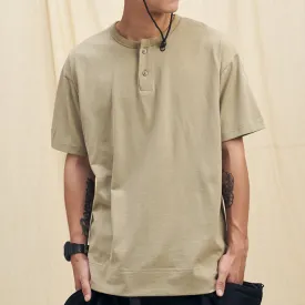 Boysnextdoor Ultra Cotton Henley Tshirt Green