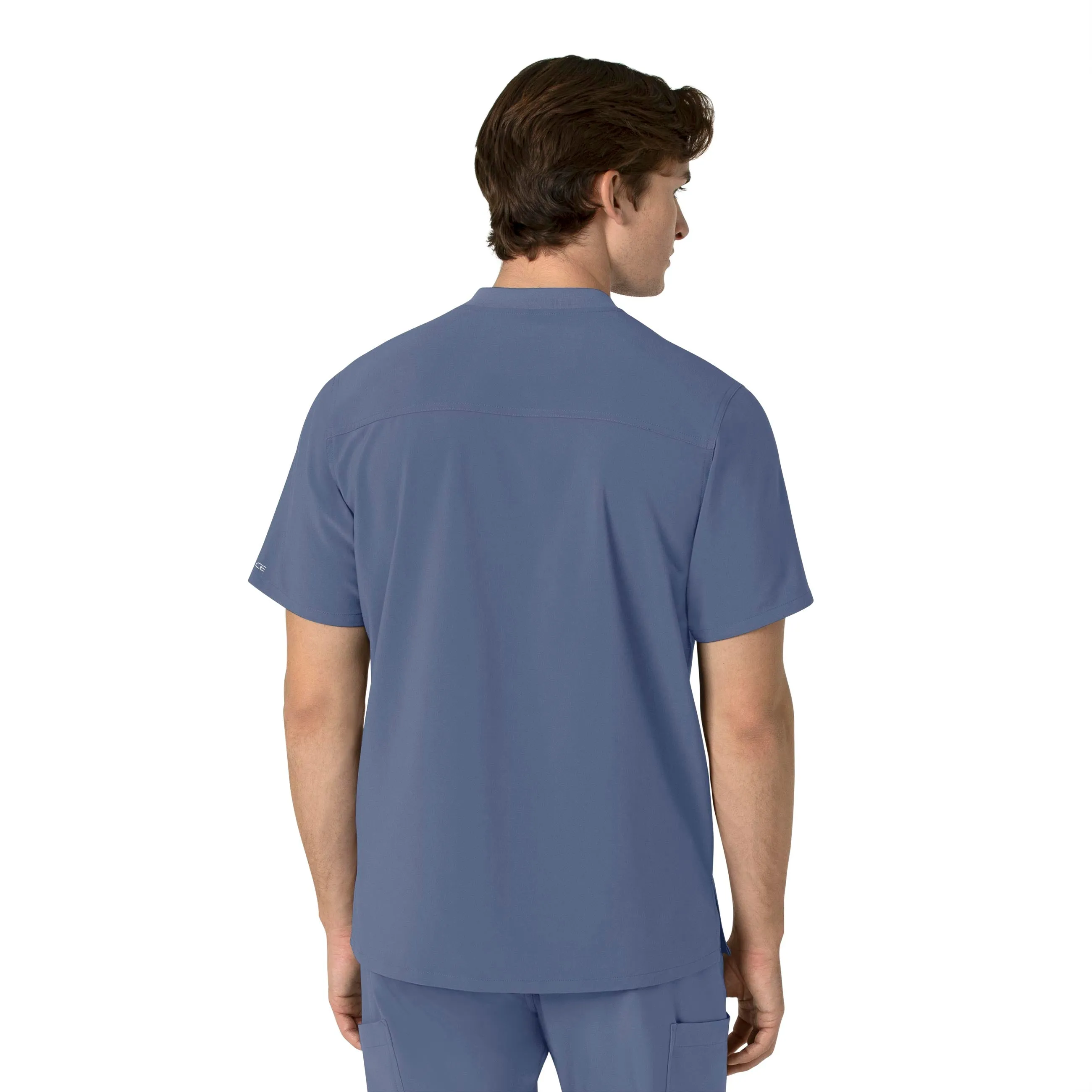 Carhartt Force Cross-Flex Men's Henley Scrub Top - Riverside