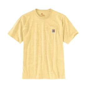 Carhartt Men's Short Sleeve Pocket T-Shirt_Golden Haze/Snow Heather