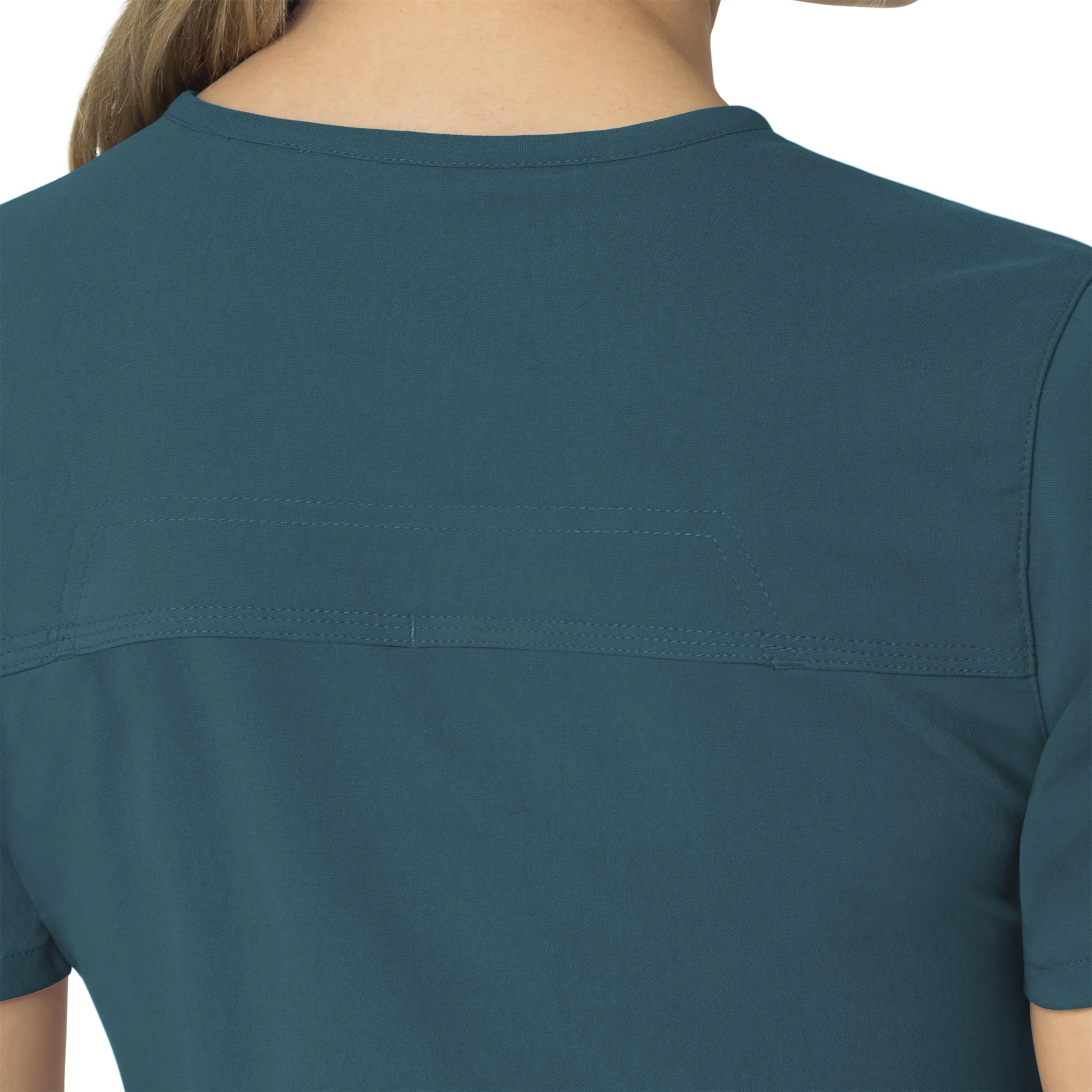 Carhartt Rugged Flex Peak Women's 4-Pocket V-Neck Scrub Top - Caribbean Blue
