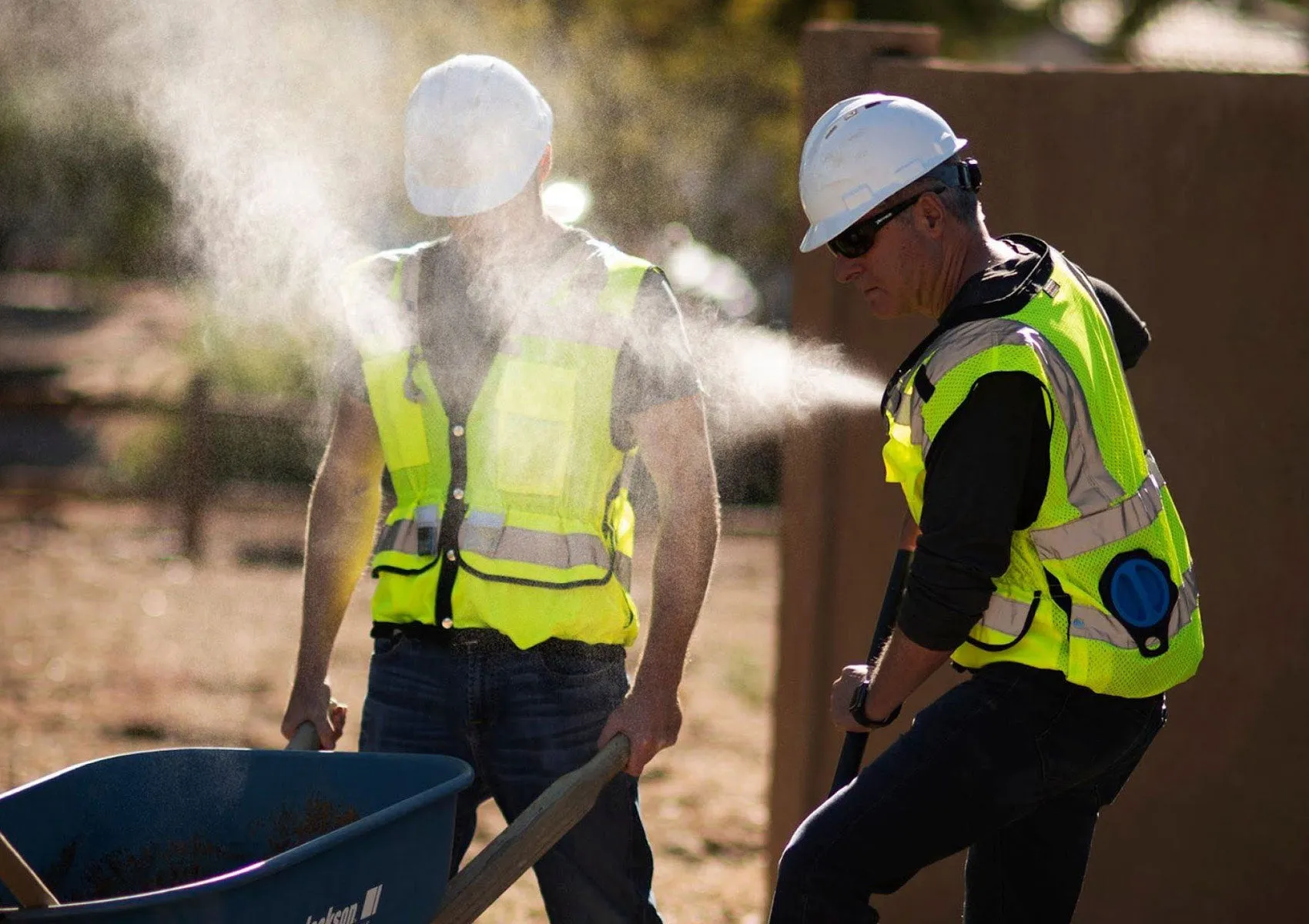 Class 2 HiVis Misting Vest