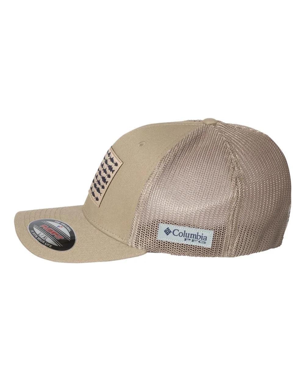 Columbia 183681 PFG Fish Flag Mesh™ Flexfit® Cap