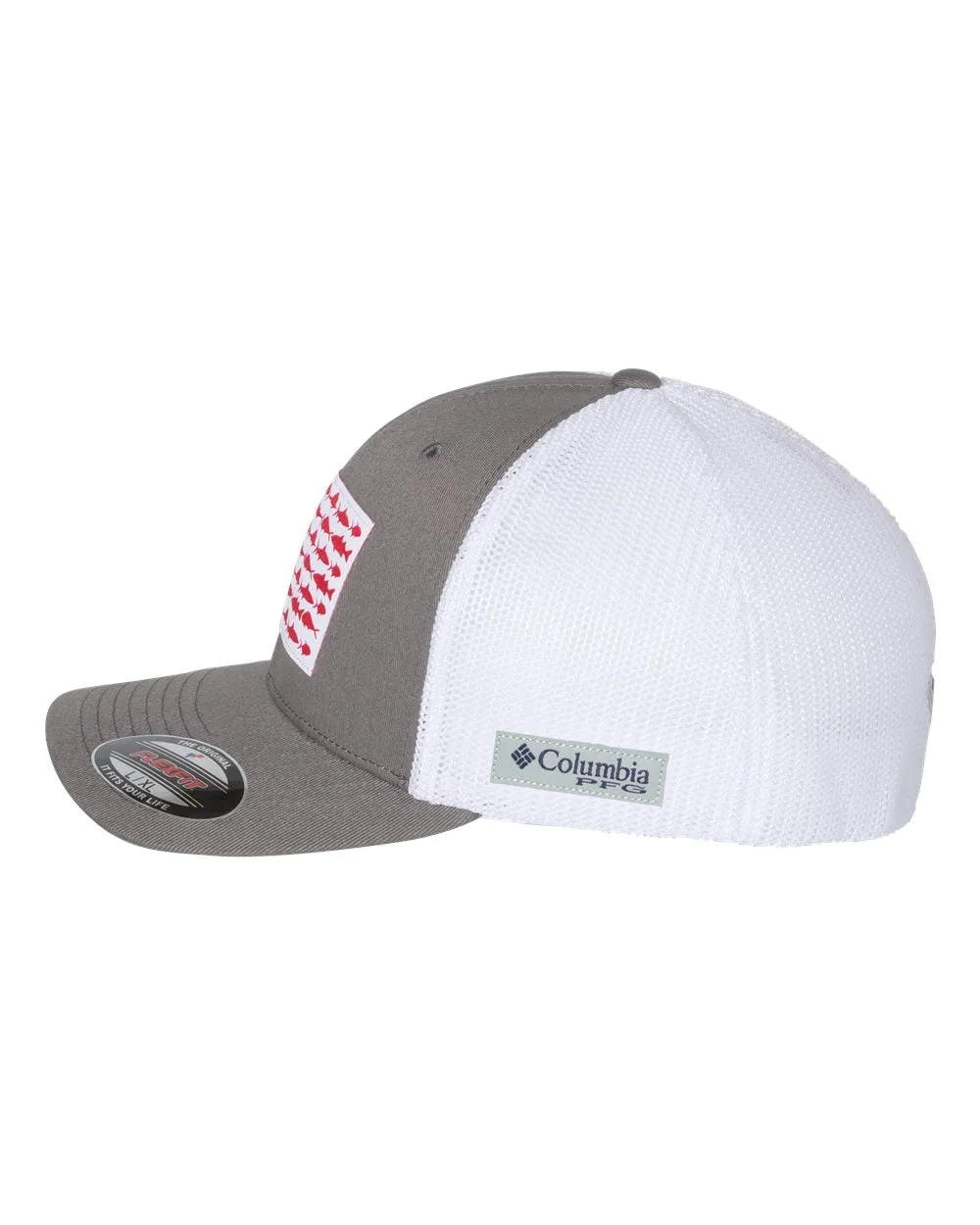 Columbia 183681 PFG Fish Flag Mesh™ Flexfit® Cap