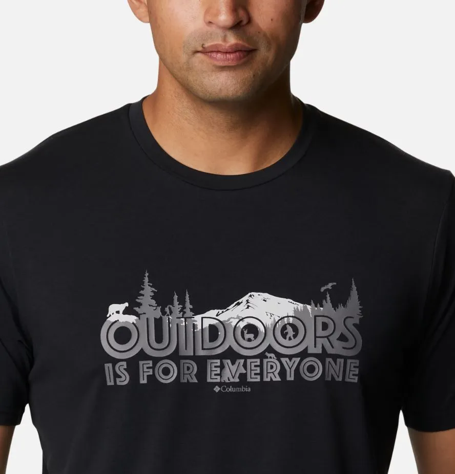 Columbia Sun Trek Black Graphic T-Shirt Black