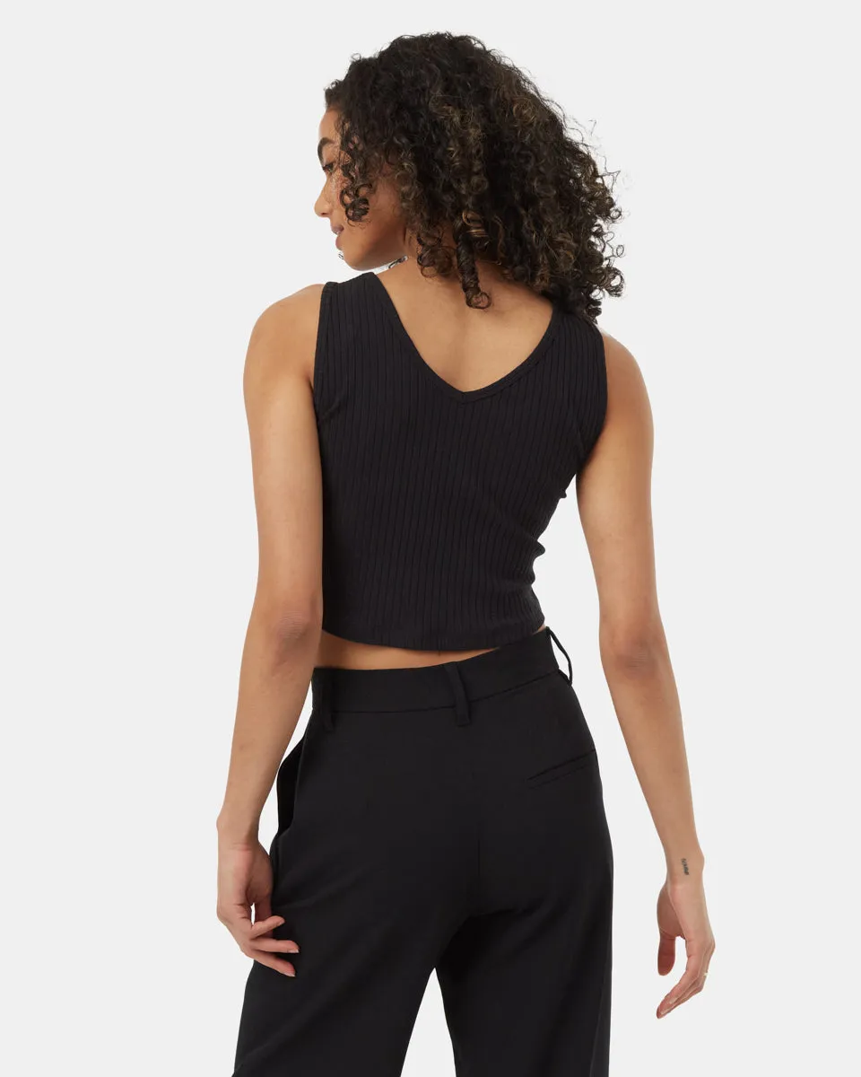 Cropped Fitted Tank