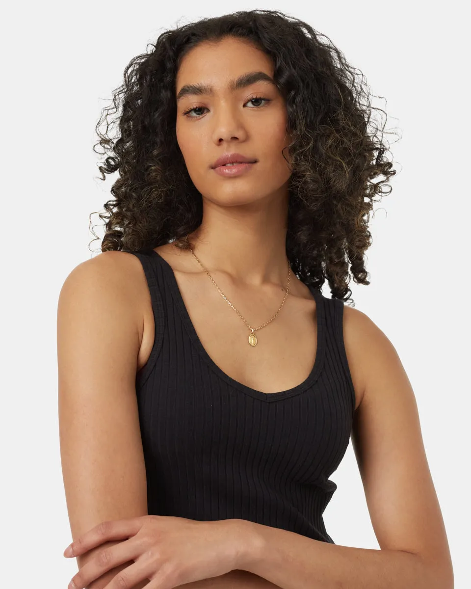 Cropped Fitted Tank