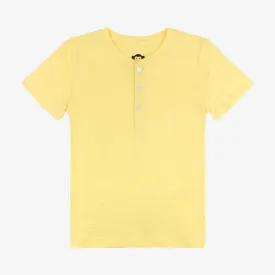 Day Party Henley | Pale Yellow