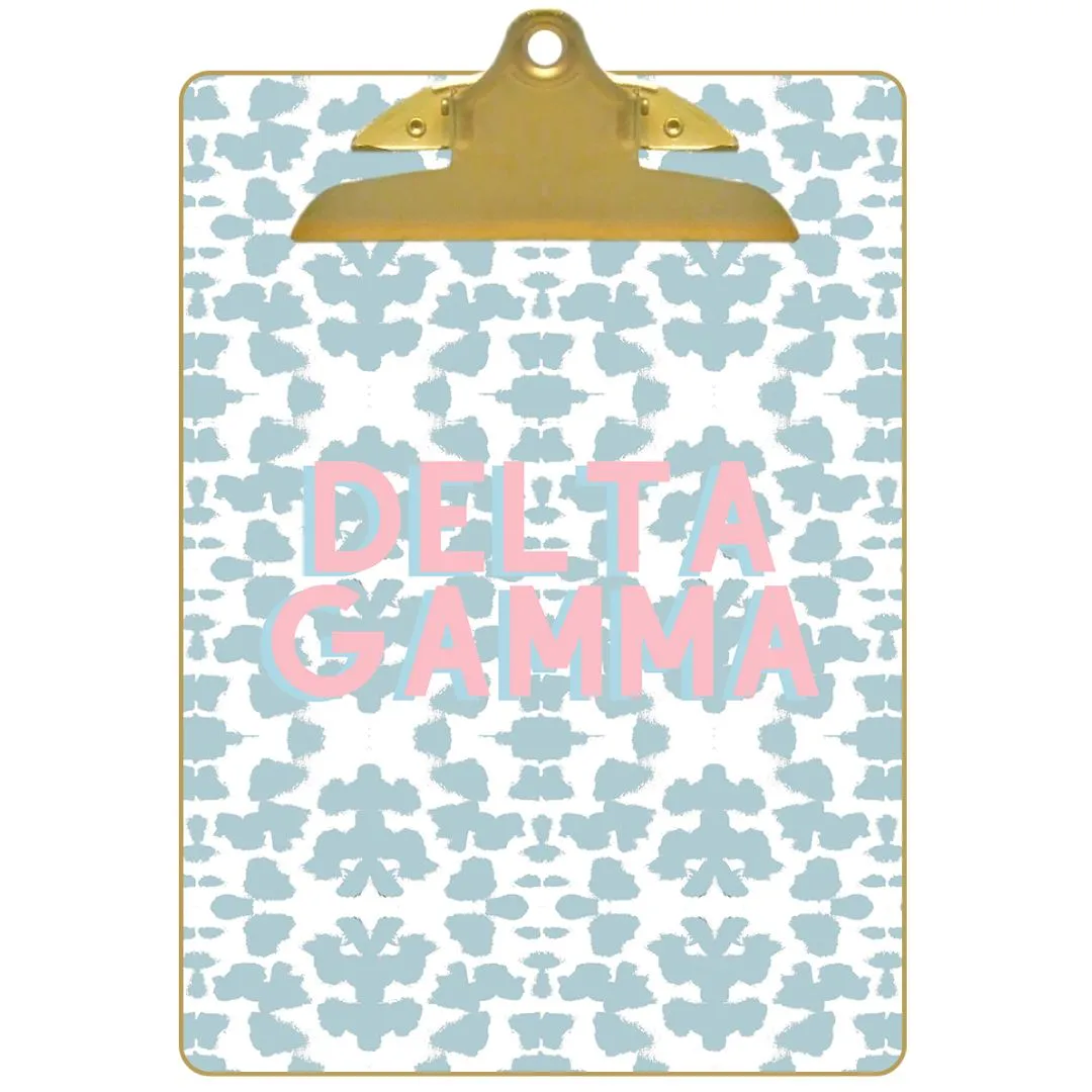 Delta Gamma Clipboard
