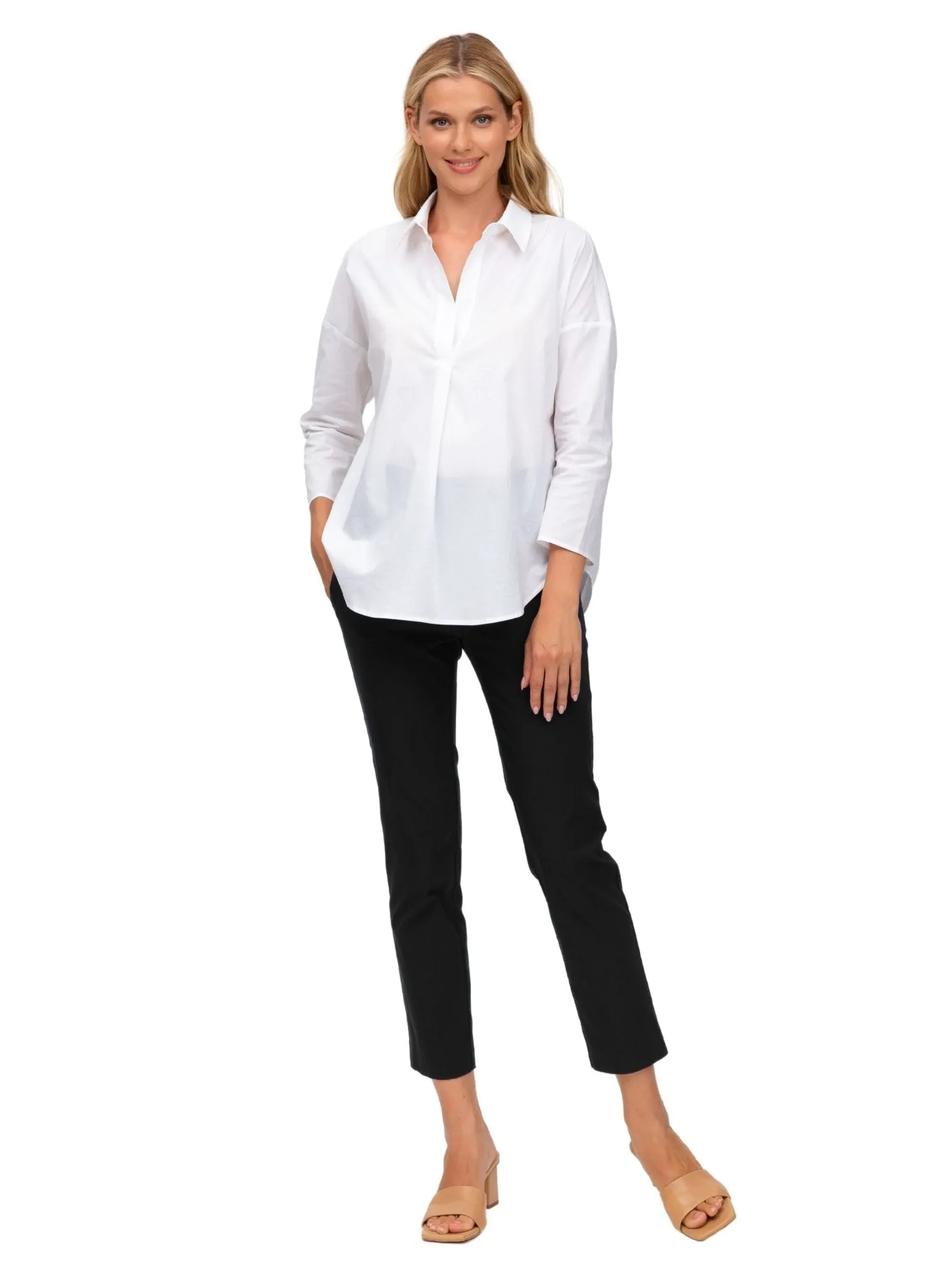 Elwood Maternity Stretch Pants - Black