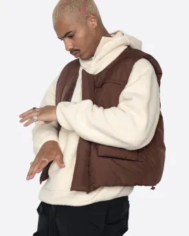 EPTM BUBBLE VEST-BROWN