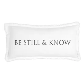 Face to Face Lumbar Pillow - Be Still & Know