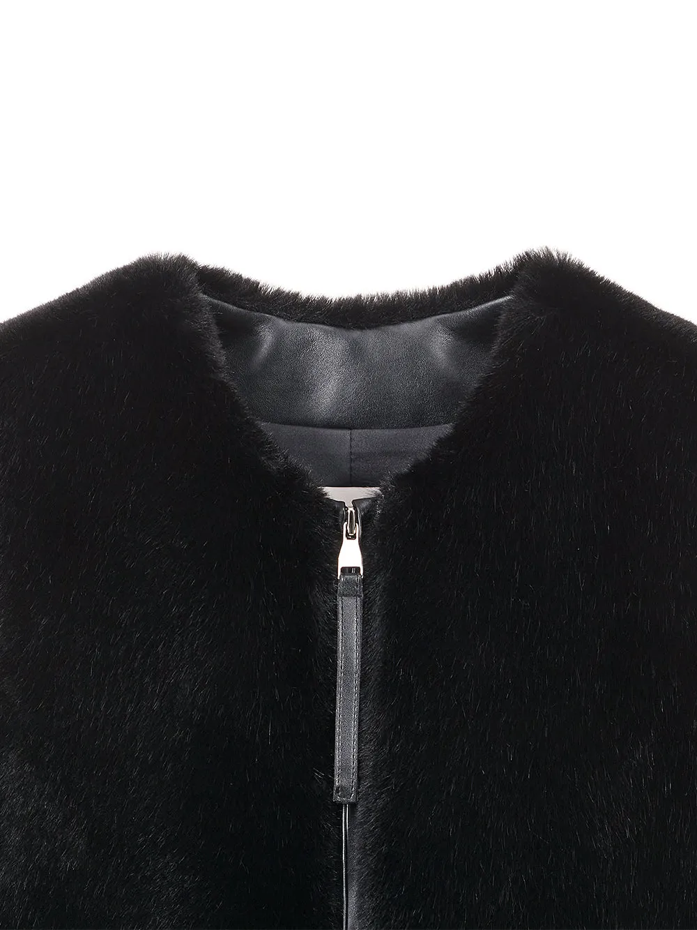FAUX FUR SOURCE VEST