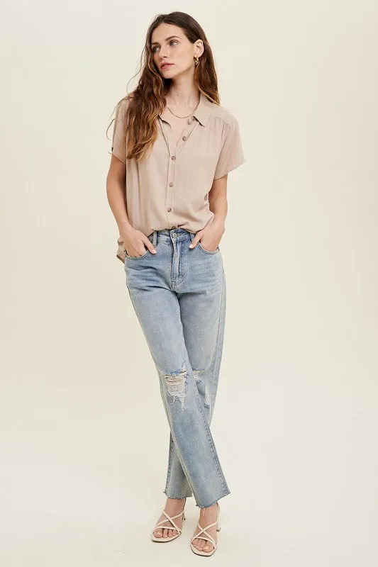 'Forever   Ever' Top - Tan