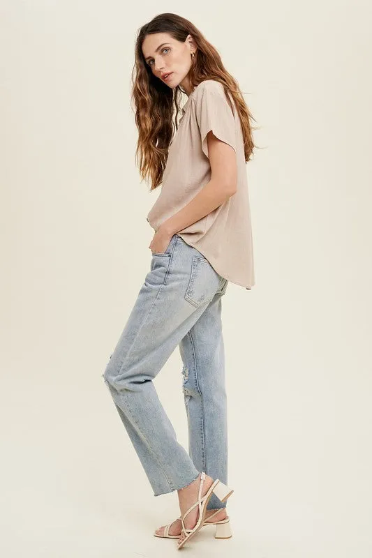 'Forever   Ever' Top - Tan
