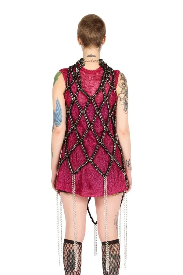 Fur Chains Dress
