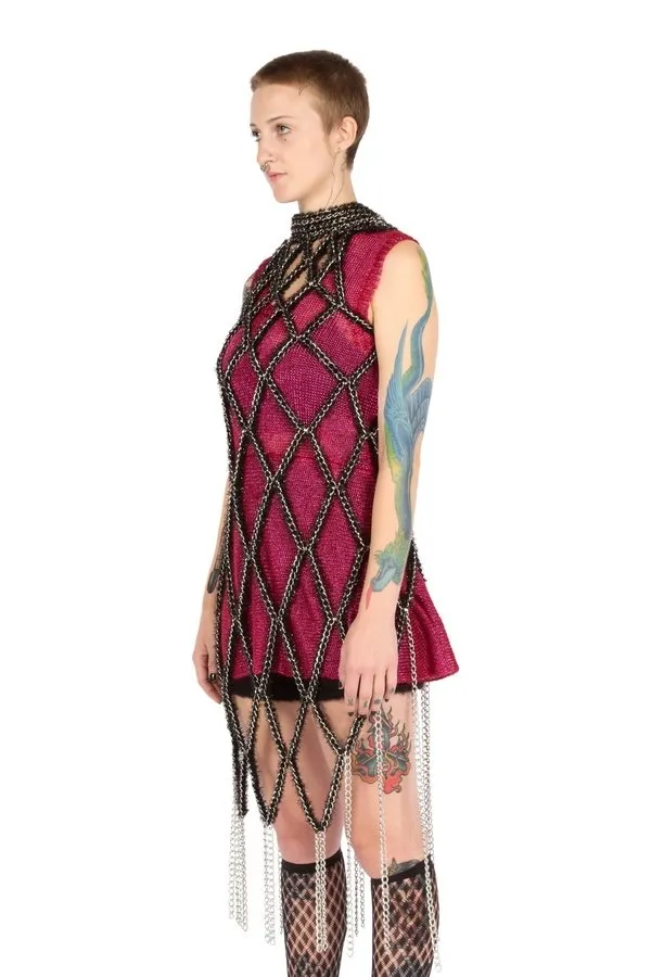 Fur Chains Dress