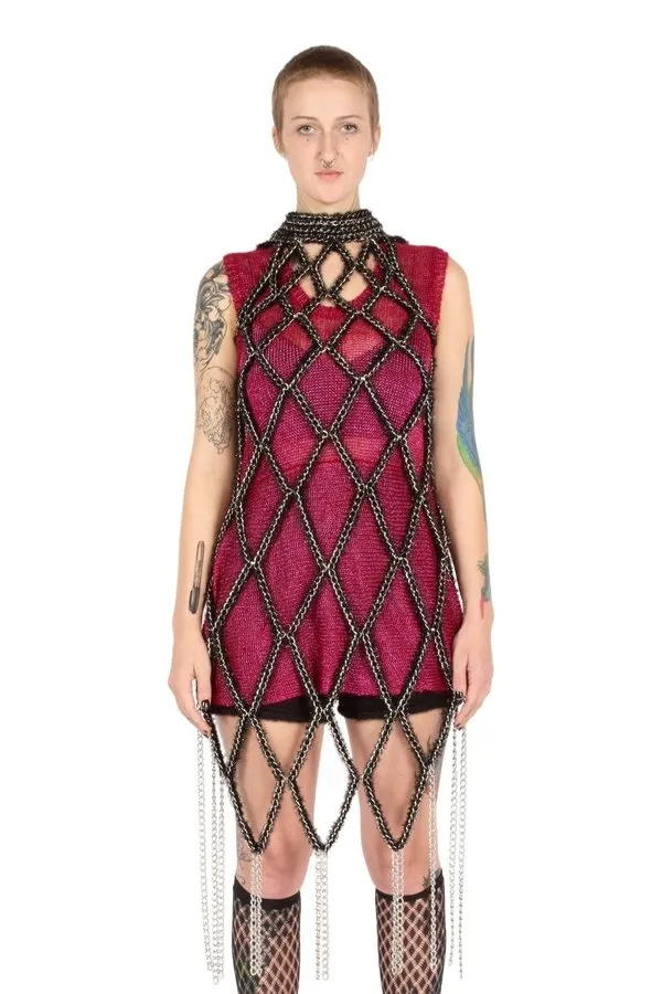Fur Chains Dress