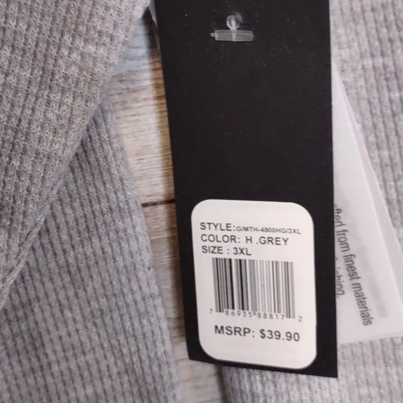 Galaxy by Harvic Waffle Knit Crewneck Thermal Top