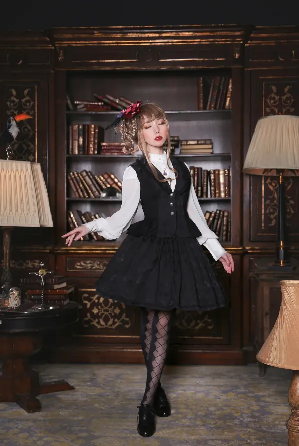 Gemini - Shawl Collar Frill Vest
