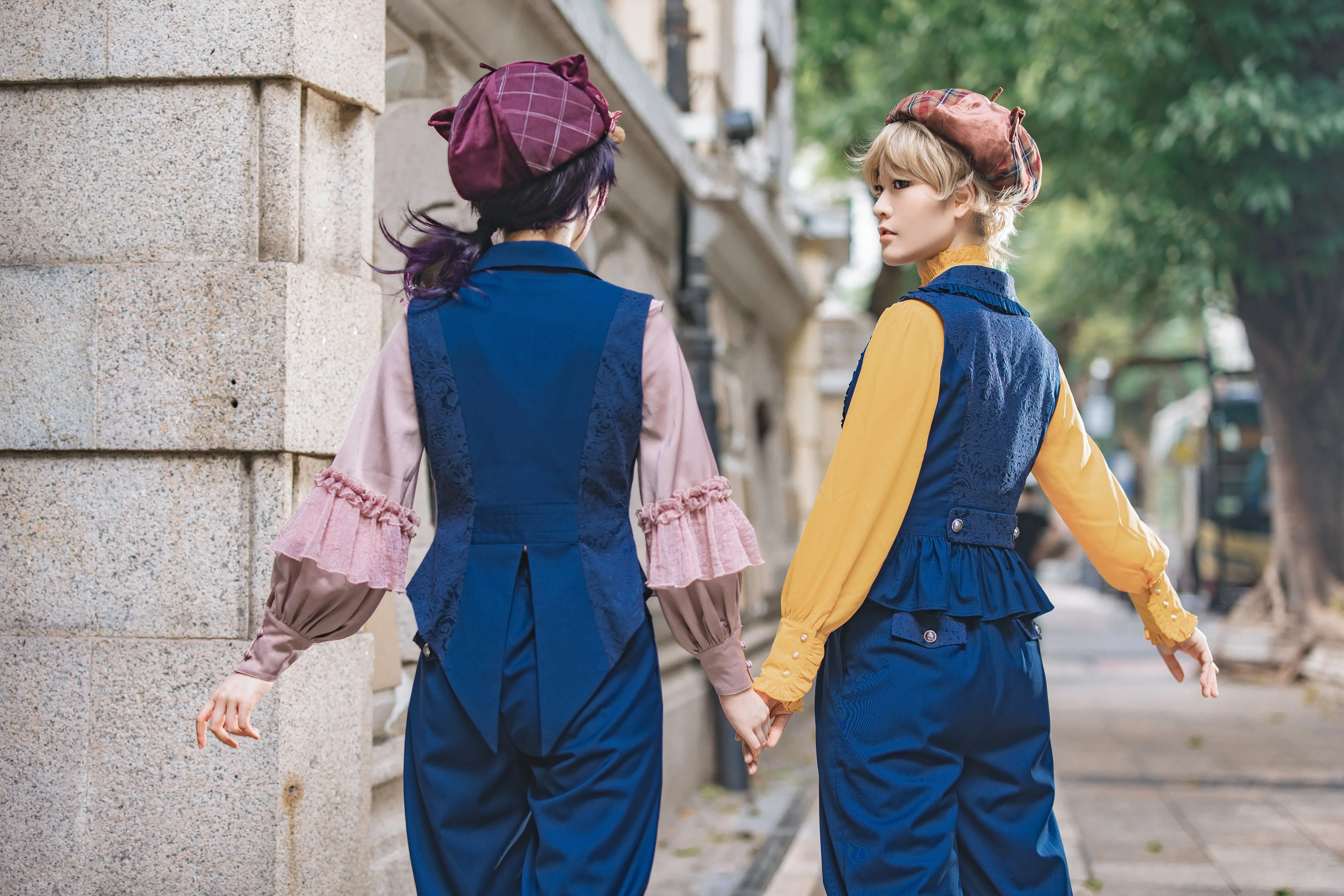 Gemini - Shawl Collar Frill Vest