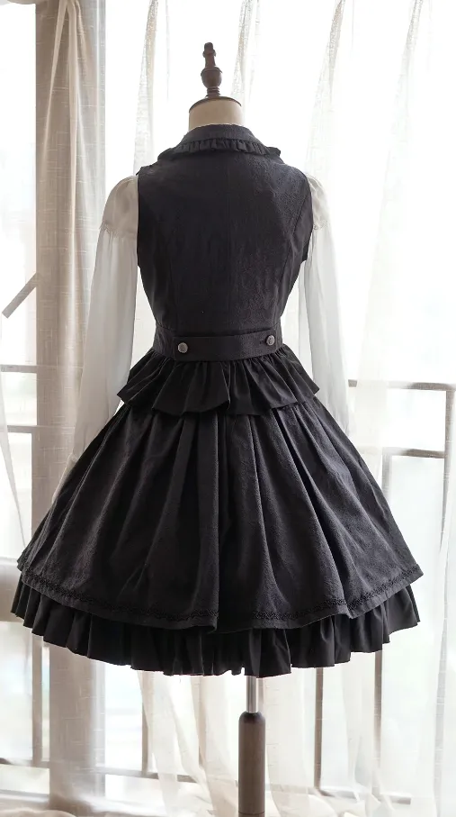 Gemini - Shawl Collar Frill Vest