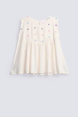 GIRLS EMBROIDERED TOP