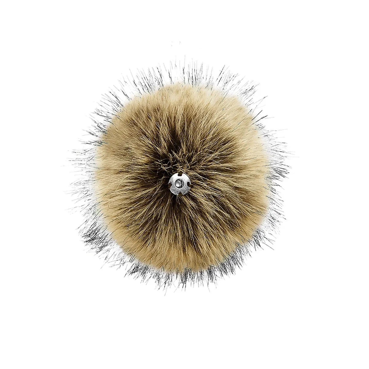 Hazel Faux Fur Pom-Pom Keyring